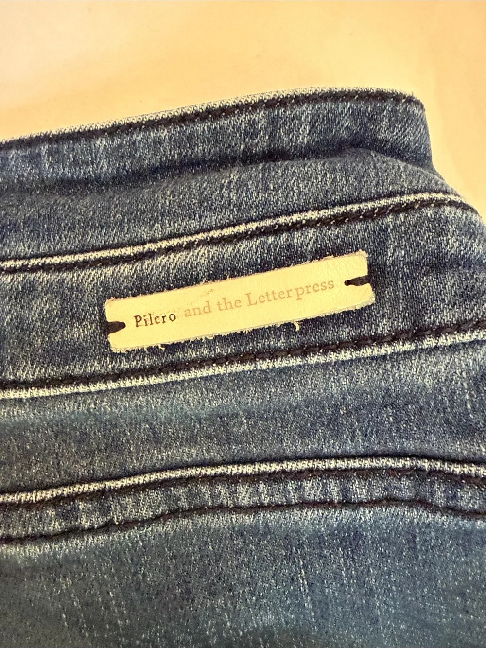 Pilcro and the Letterpress Indigo High-Rise Button-Fly Denim Shorts